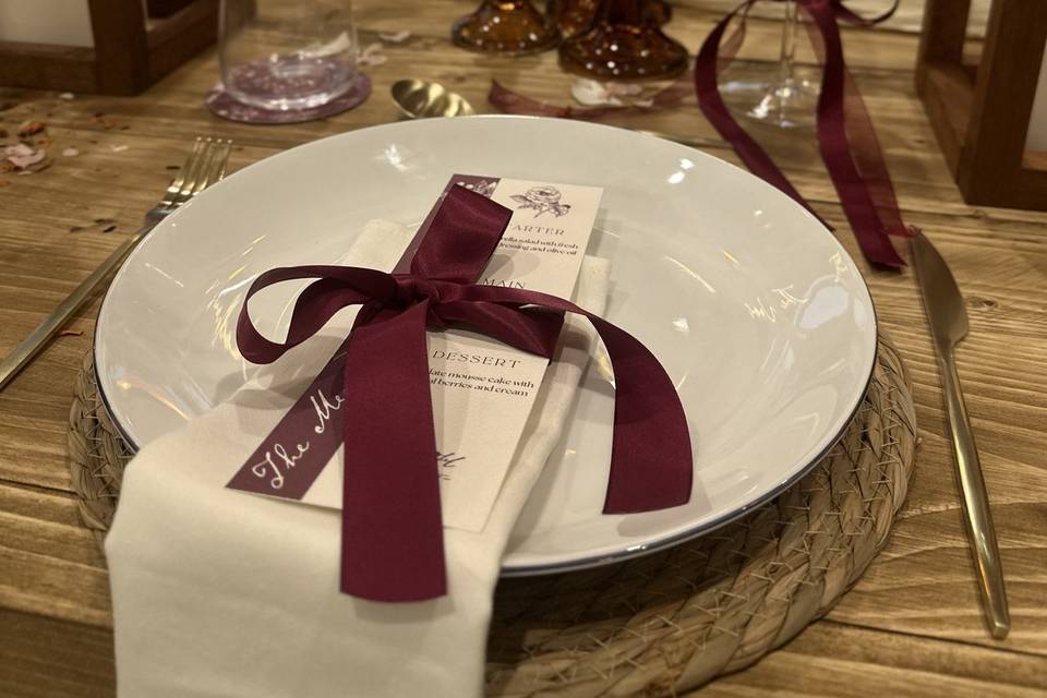 Table settings