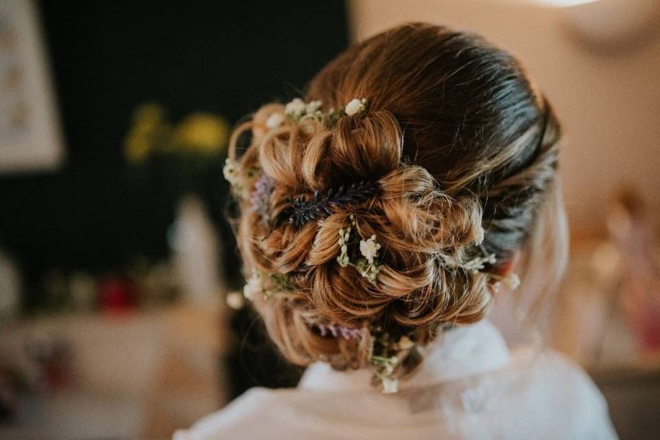 Boho hairstyle