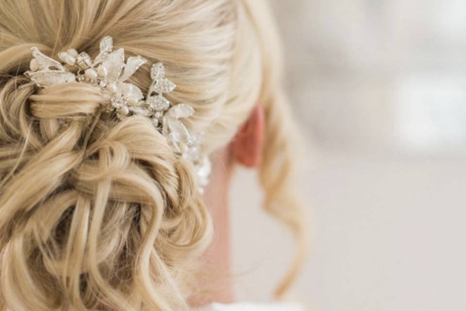 Bridal updo