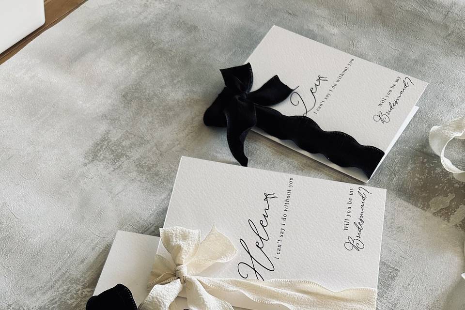 Proposal cards