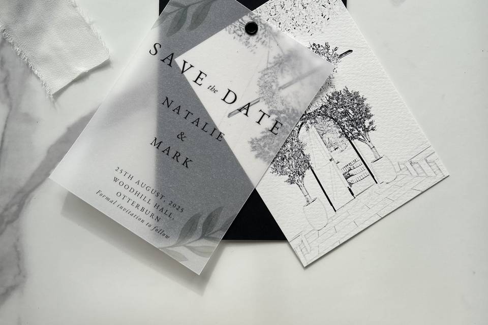 Bespoke save the date