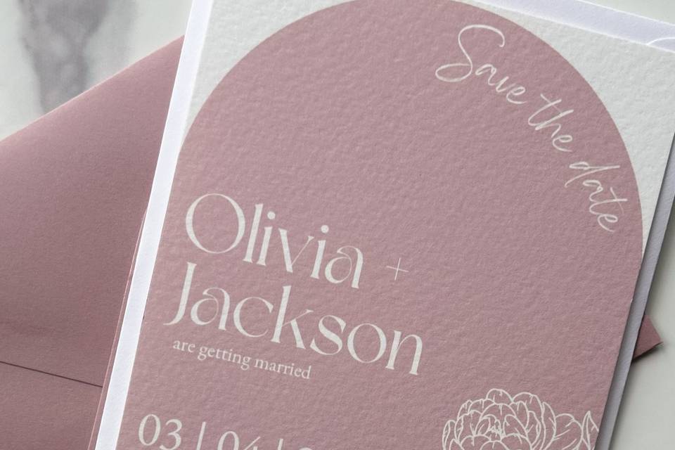 ‘Olivia’ Save the Date