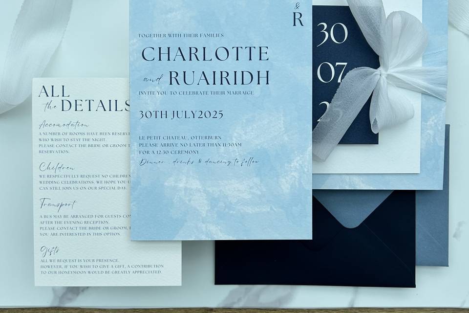 ‘Charlotte’ invitation suite