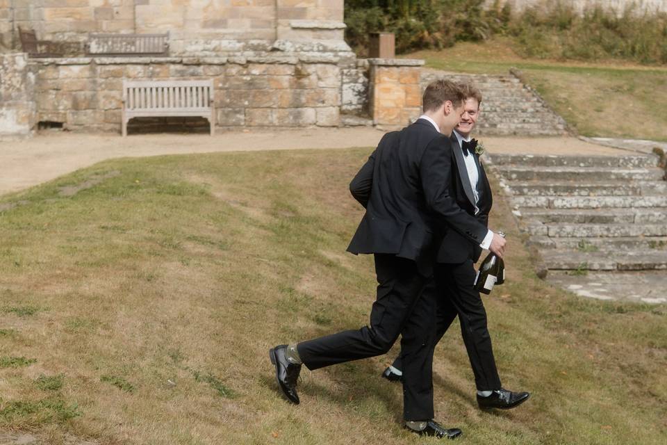 After wedding ceremony