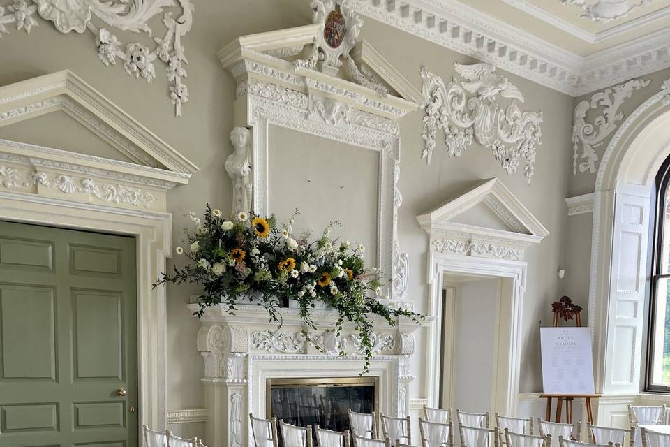 Mantlepiece at crowcombe court