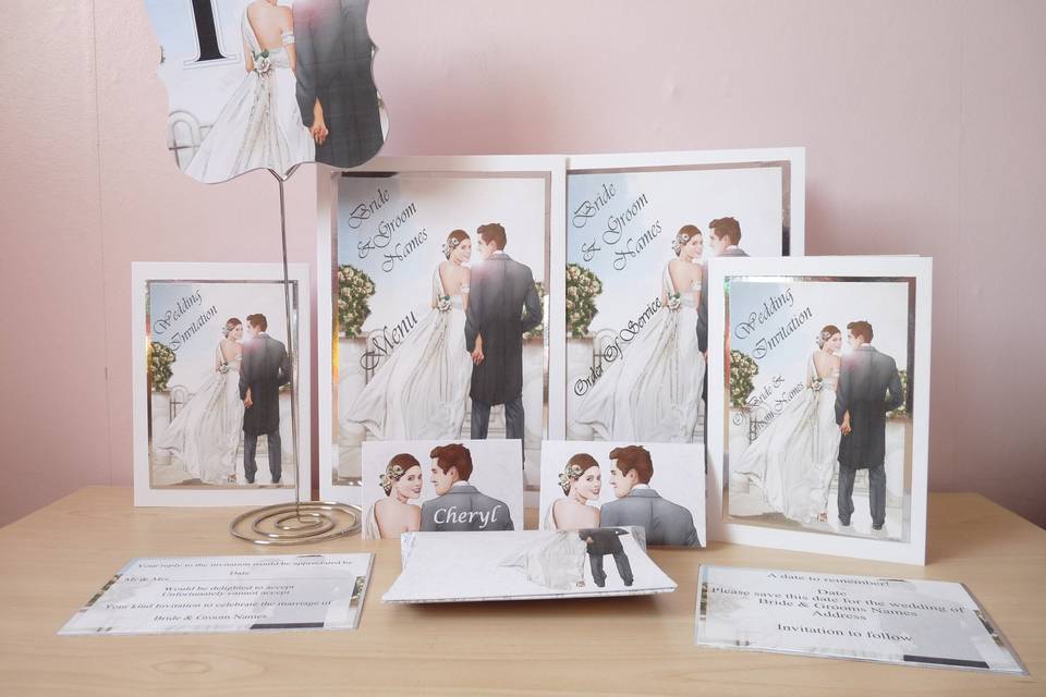 Couple Stationery set