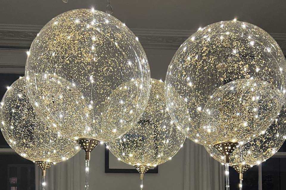 Gold glitter theme