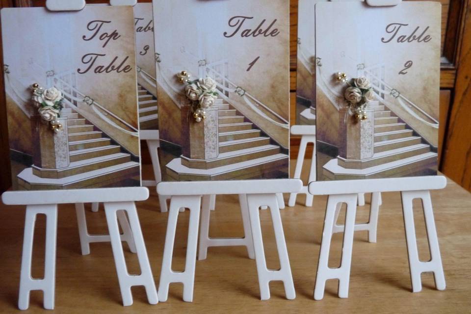Stairs Table Numbers