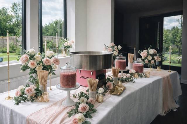 Candy floss station
