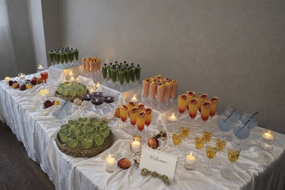 Welcome drinks