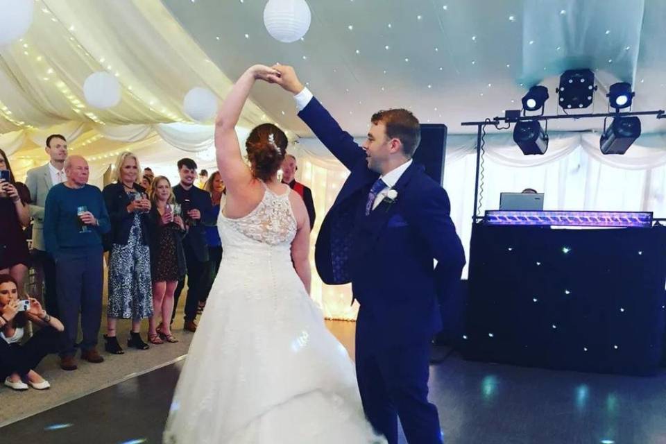 Wedding dance twirl!