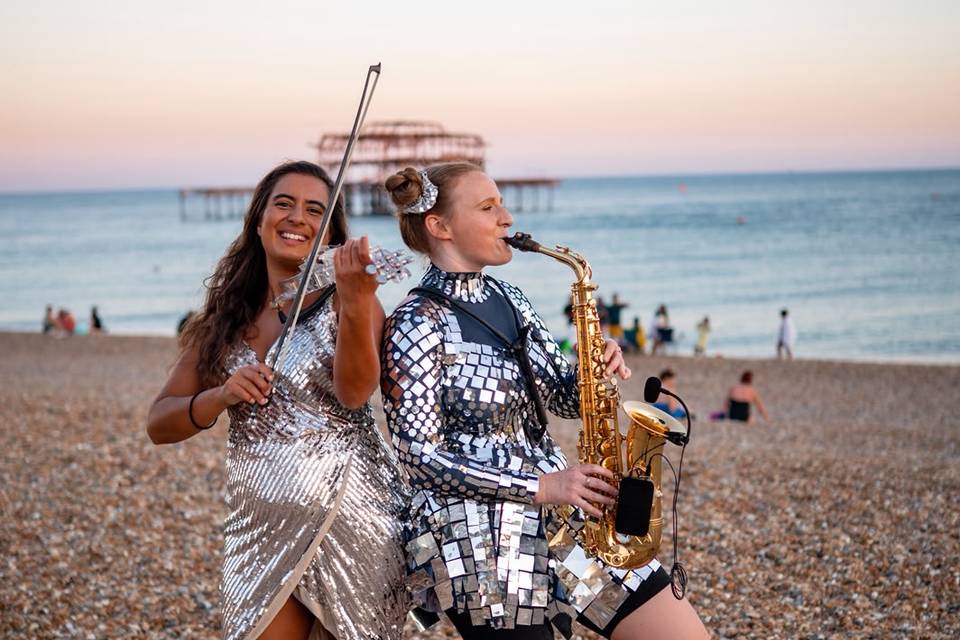 Sax and Violin - Brighton