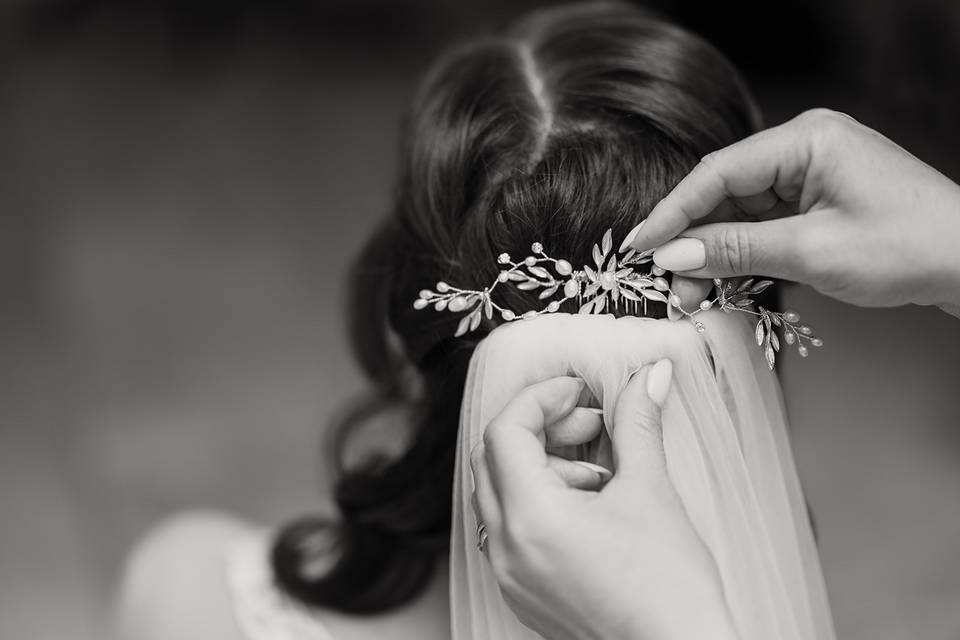 Bridal hair