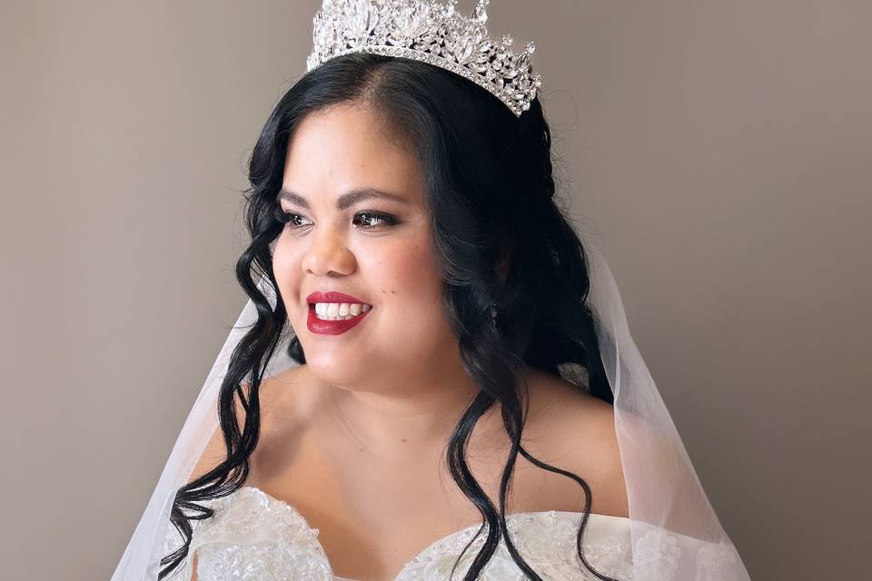 Glamorous bride