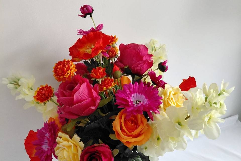 Hot pink wild bouquet
