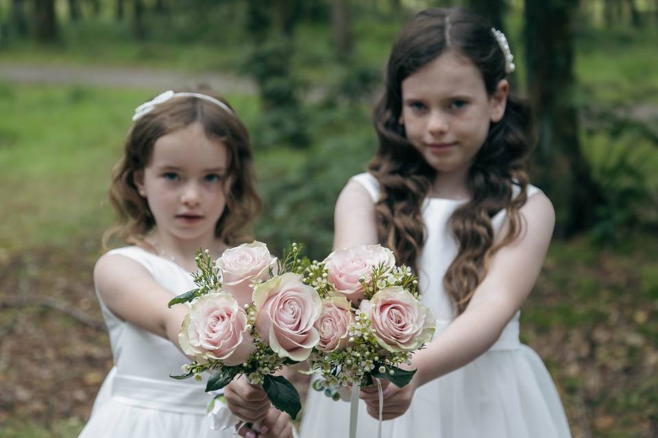 Beautiful flower girls