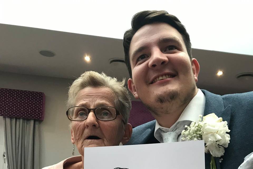 Granny and grandson