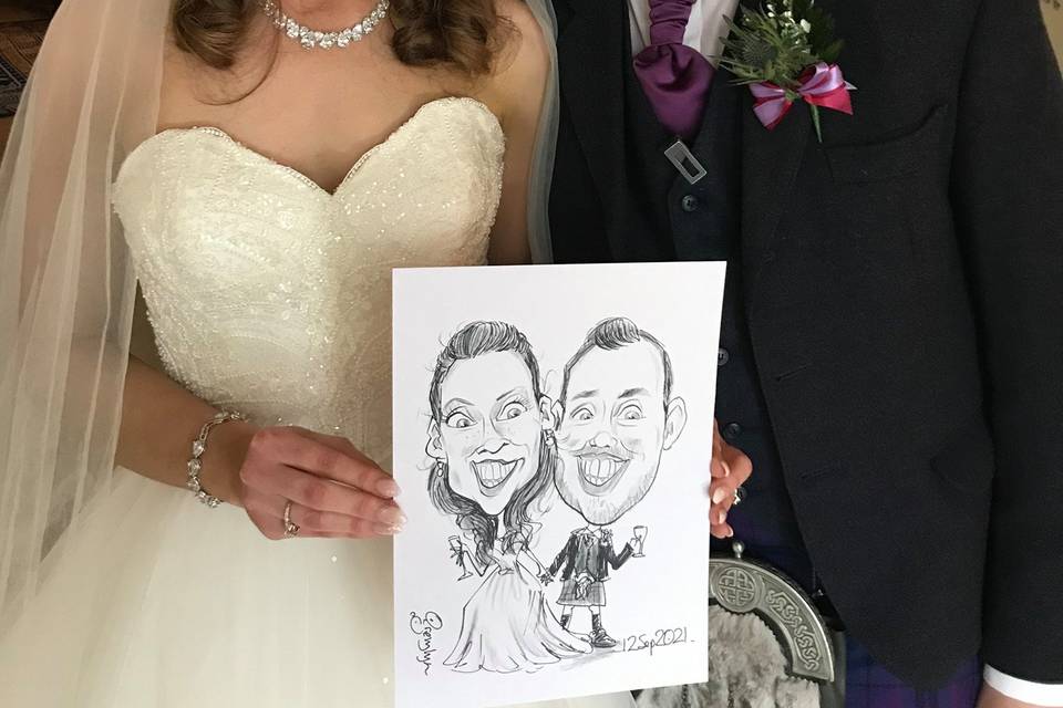 Bride and groom