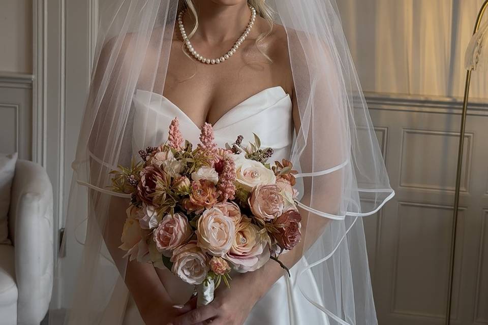 A moment for the bride.