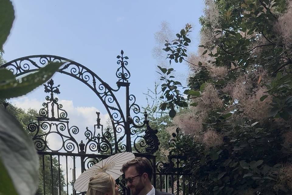 The romantic moment.