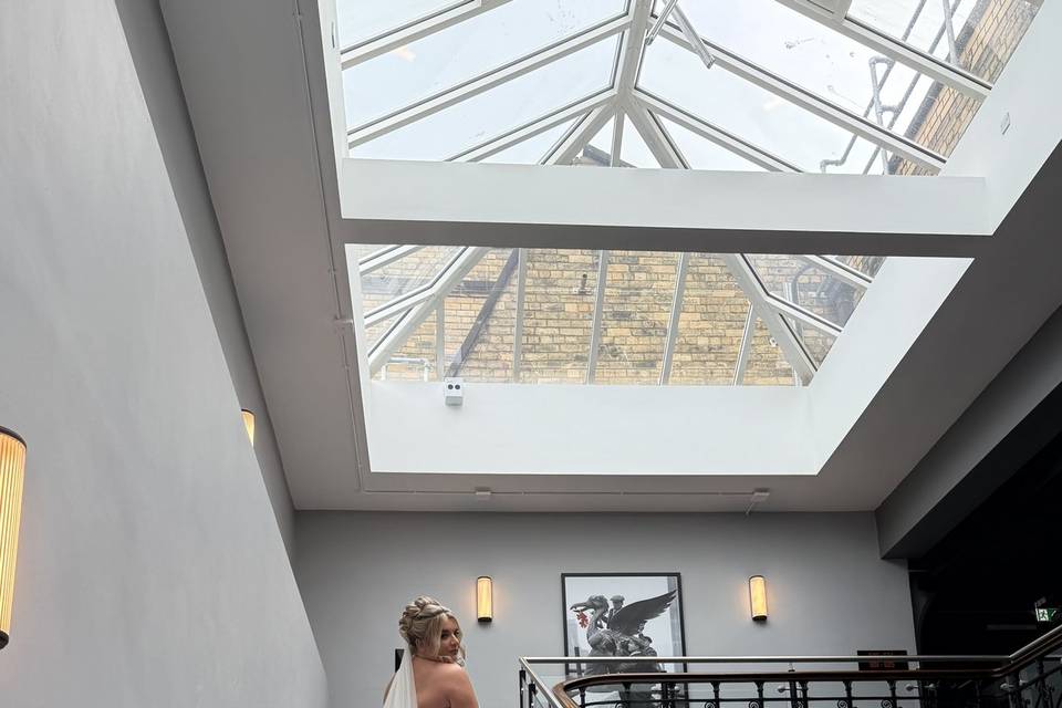 The bride’s moment.