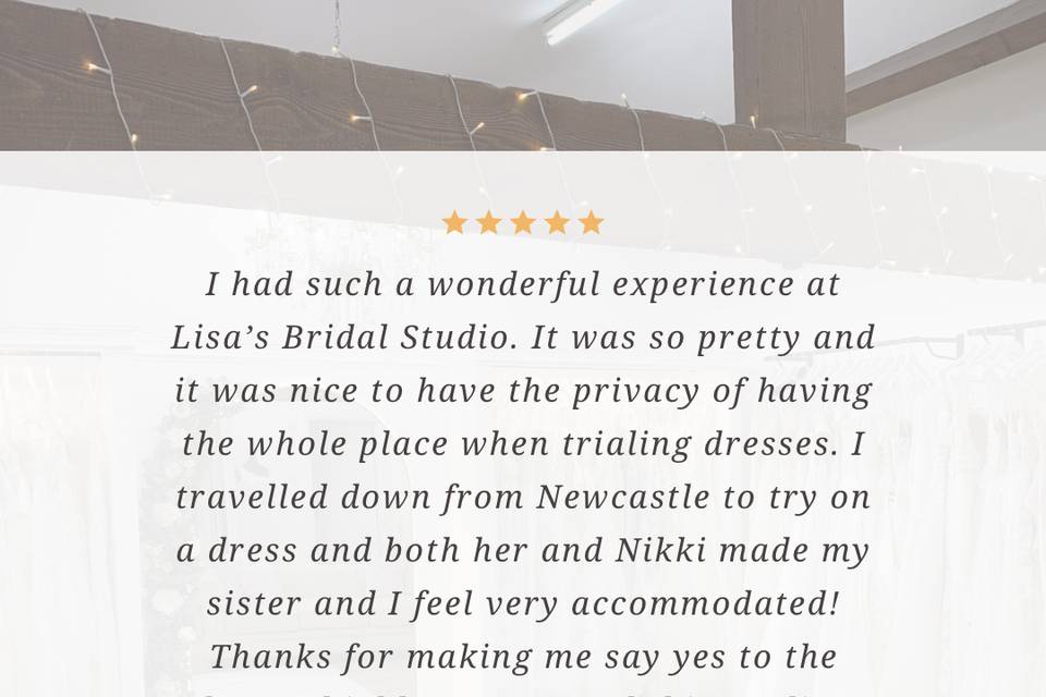 Our Brides Reviews