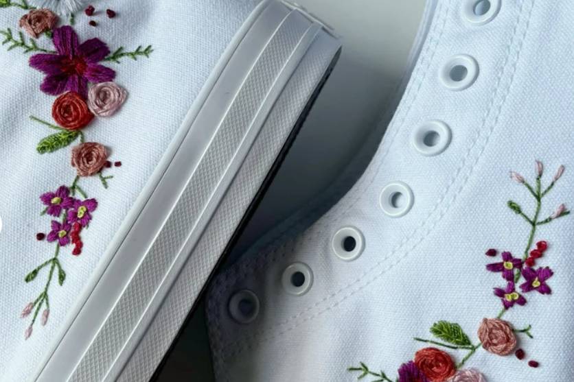 Converse high top - florals