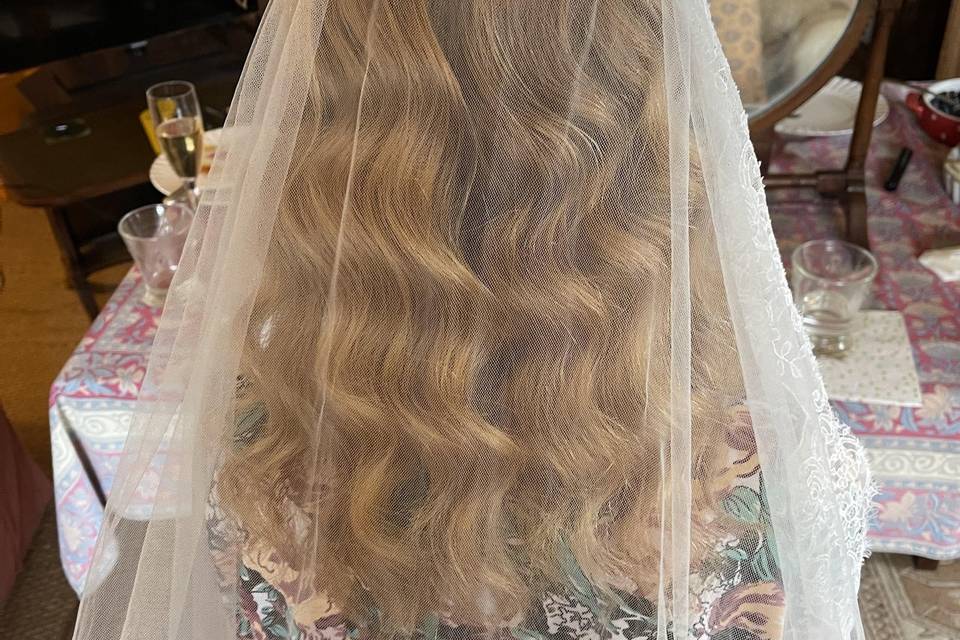 Norfolk bridal hair