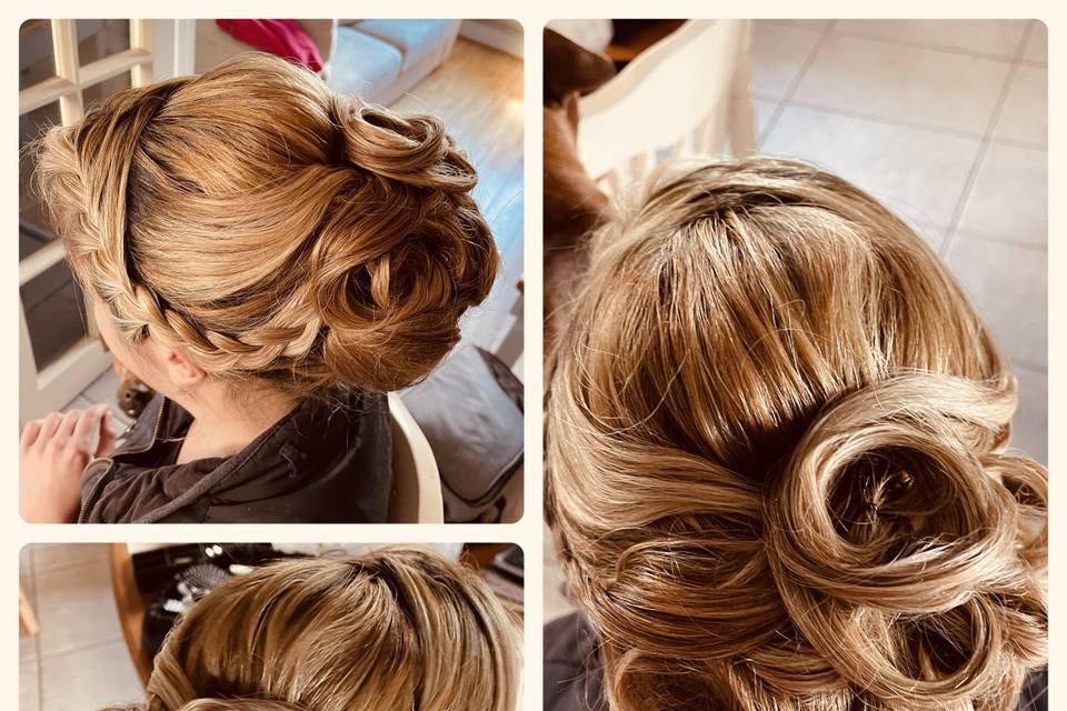 Norfolk wedding hair and make