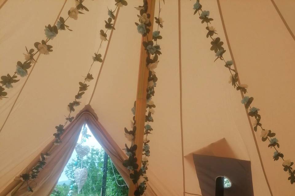 Pretty bell tent