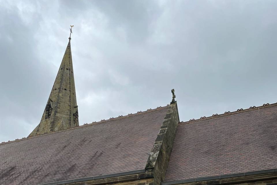 In the church yard