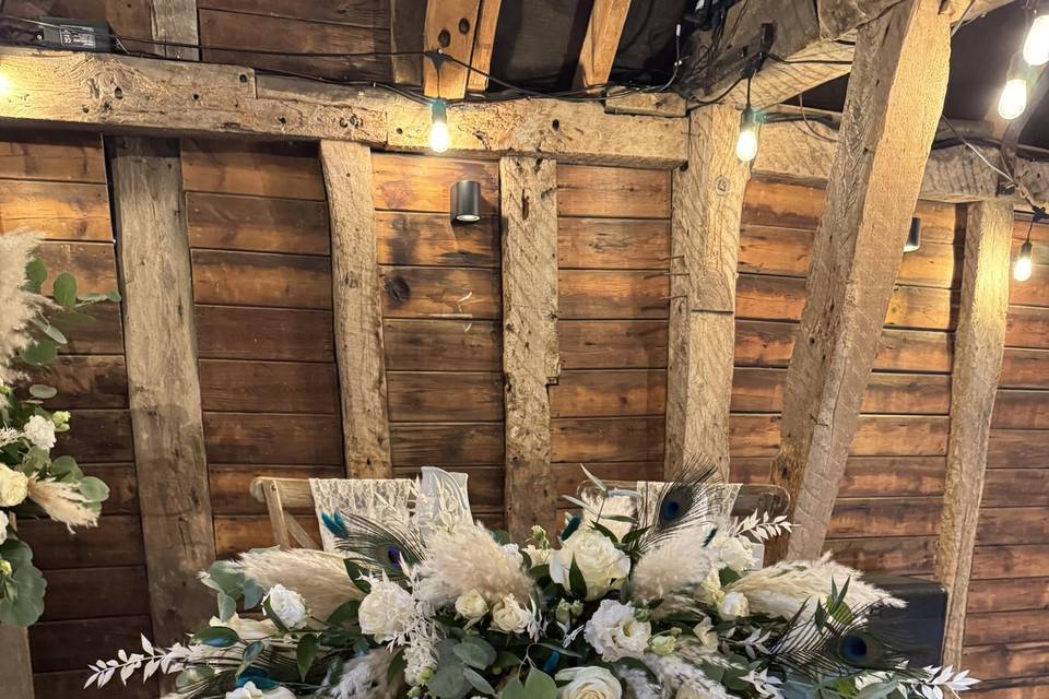 Boho style arrangement