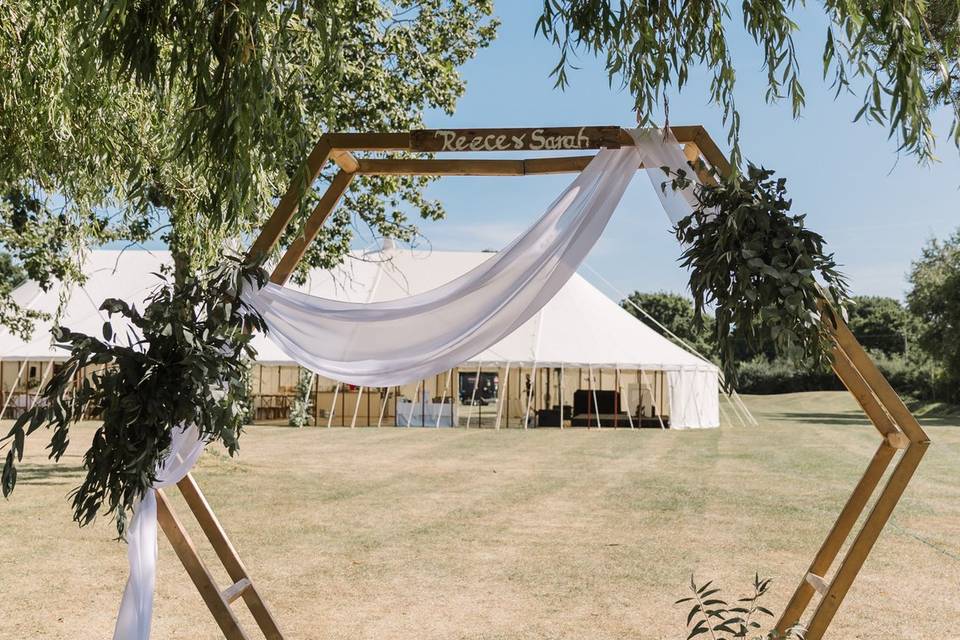 Marquee wedding