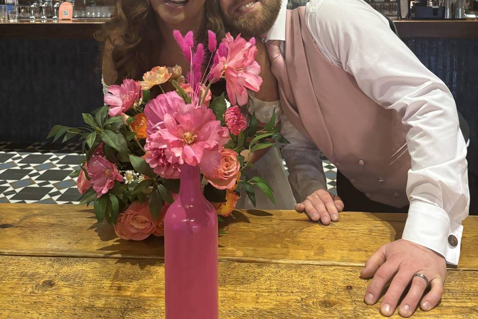 The gorgeous newlyweds!