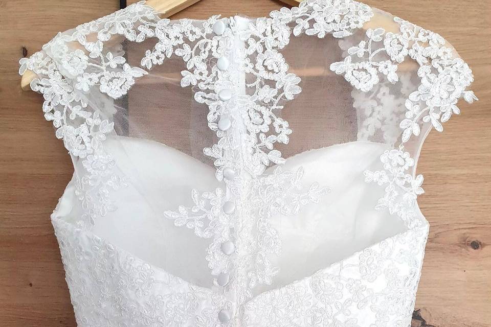 Elegant lace gown