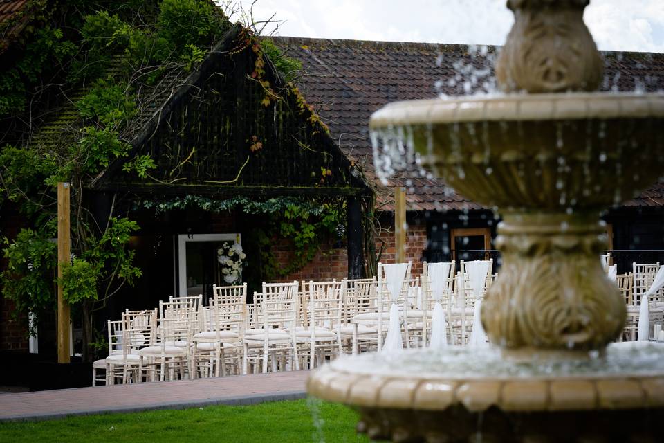 Outdoor ceremony