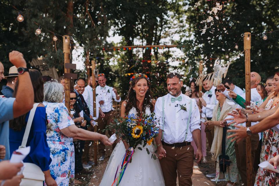 Festival wedding