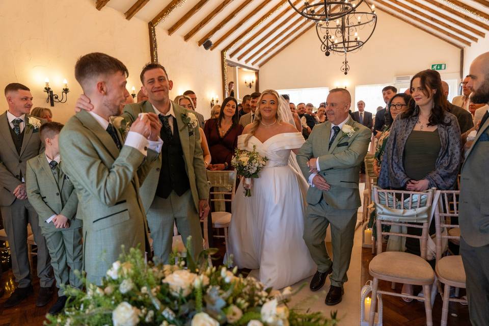 Brides Arrival