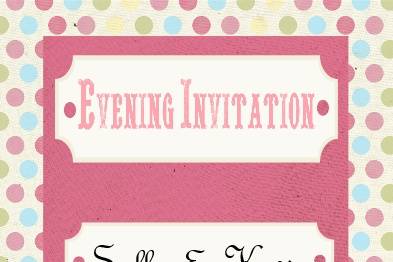 Evening invite candy