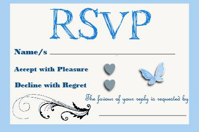 Rsvp butterflies