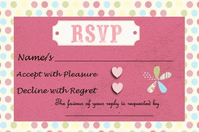 Small rsvp candy