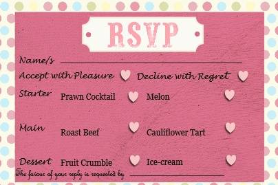 Small rsvp candy