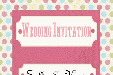 Wedding invite candy