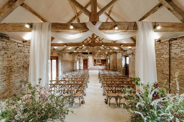 Barn ceremonies for 140