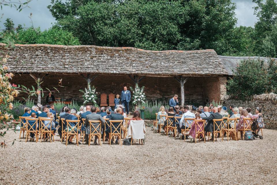 Outdoor ceremony