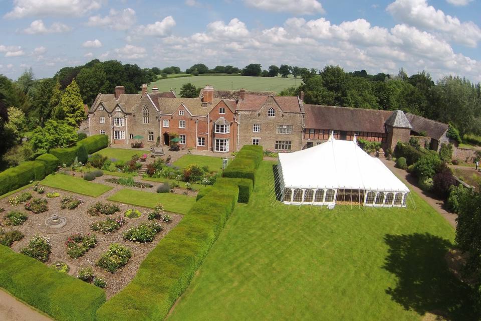 Marquee from above