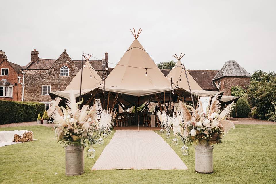 Tipis for a different vibe