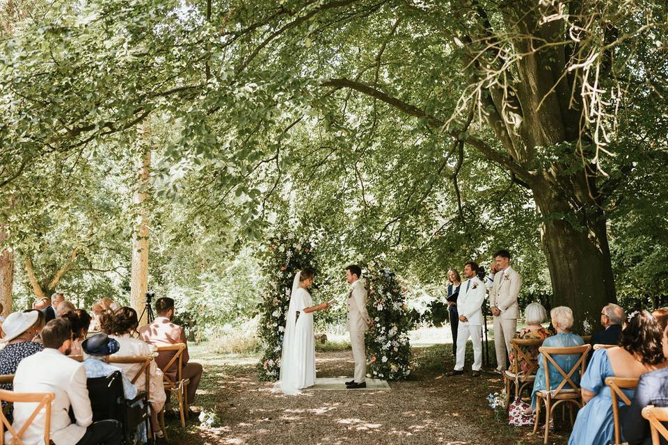 Vows in the woodland