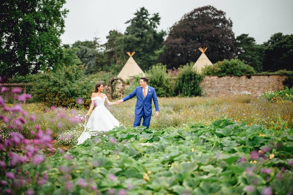 In the kitchen garden