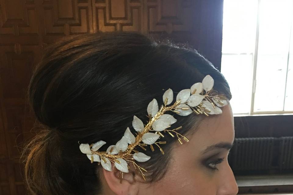 Magdalena bridal headpiece